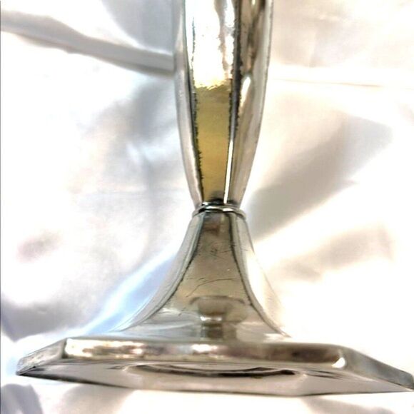 Vintage Wilcox Elegant Silver Plated Candle Holders - Picture 4 of 5